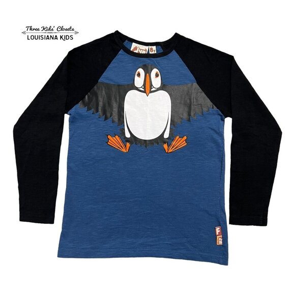 DYR Cph By Danefae 8Y Penguin Raglan Shirt - Picture 1 of 6